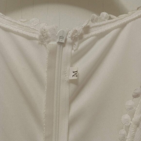 White Lace Maxi Dress - Picture 3 of 6